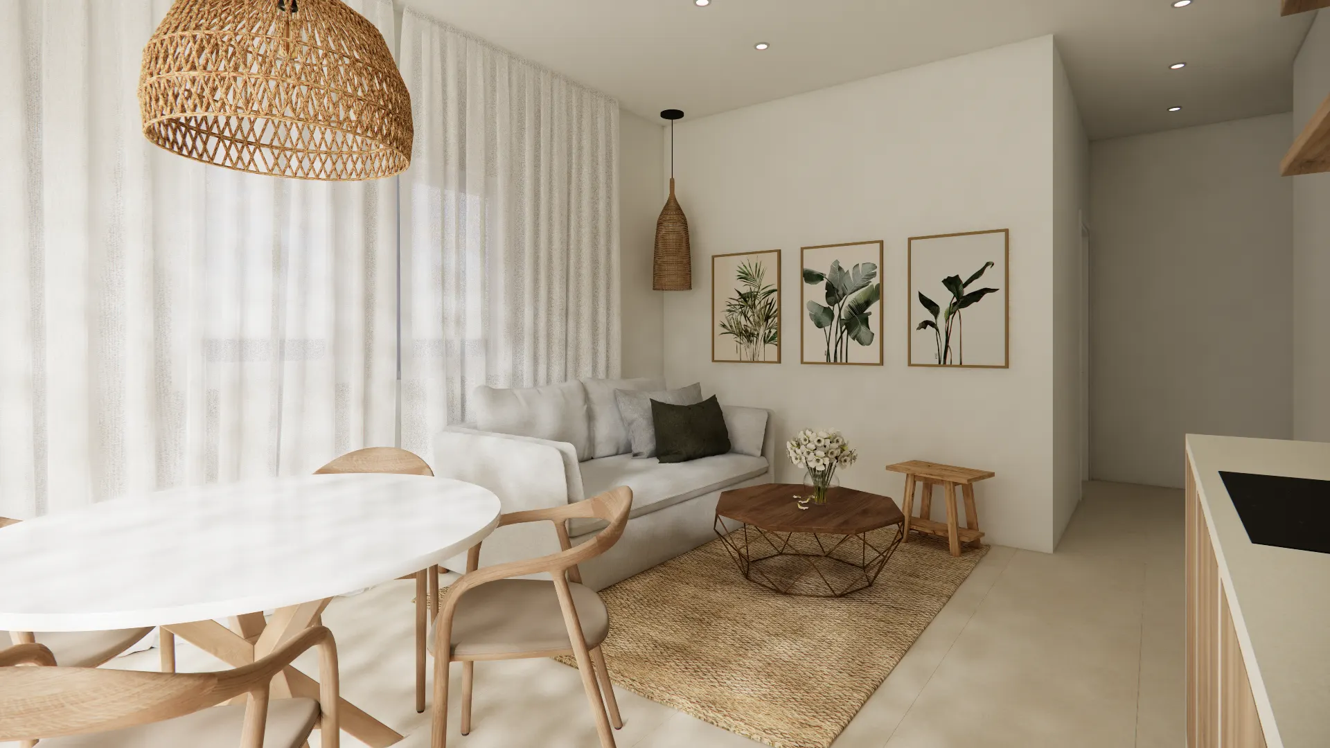Type 01: Living and dining area