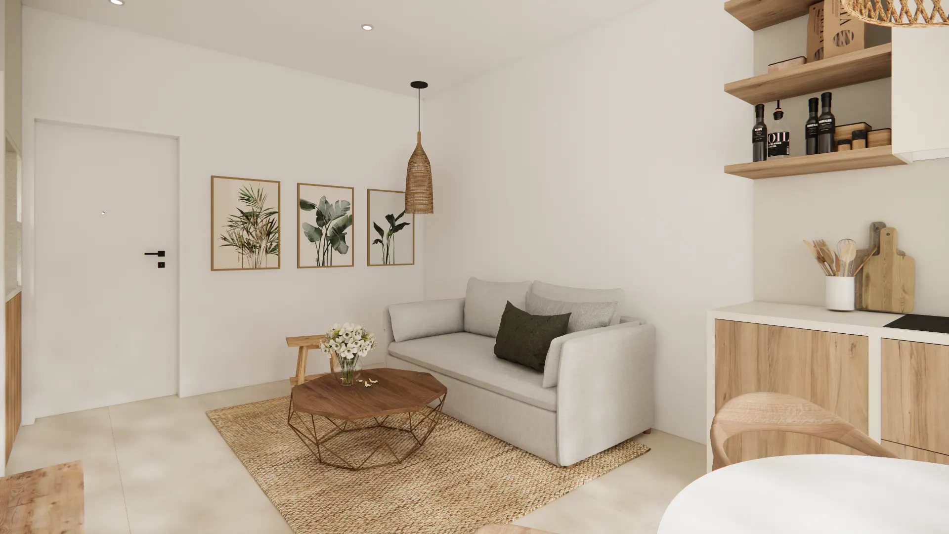 Type 02: Sofa and living area